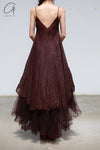 Marc Le Bihan Slip Dress France MLB-2105-AUBERGINE 2105 2104